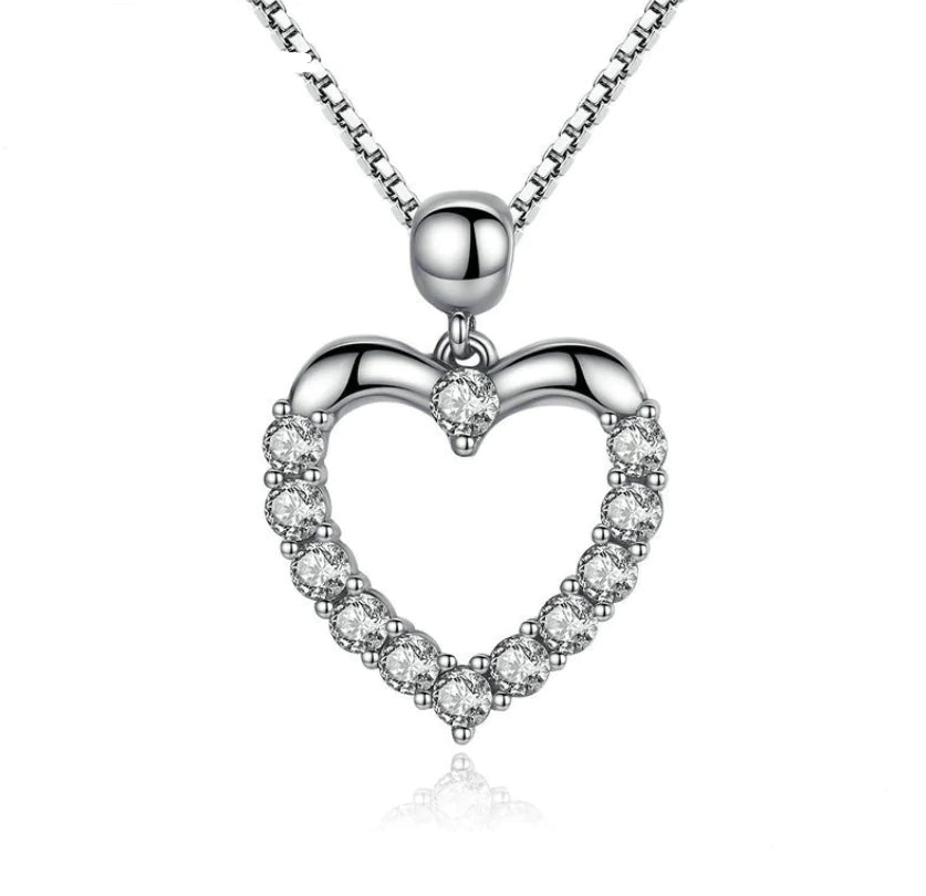 925 Sterling Silver Heart Pendant